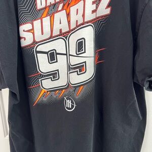 Nascar Black T-Shirt with White Logo